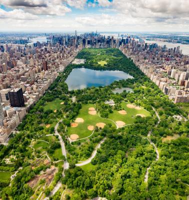 central park from above