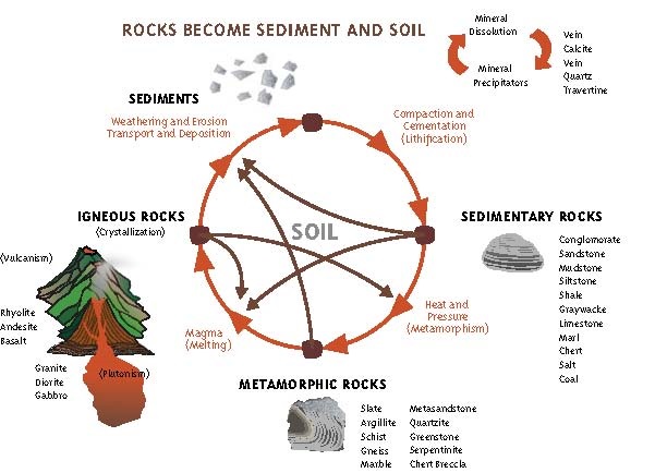 chemical weathering carbon dioxide diagram