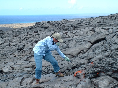 Soil forming at a volcano in real time